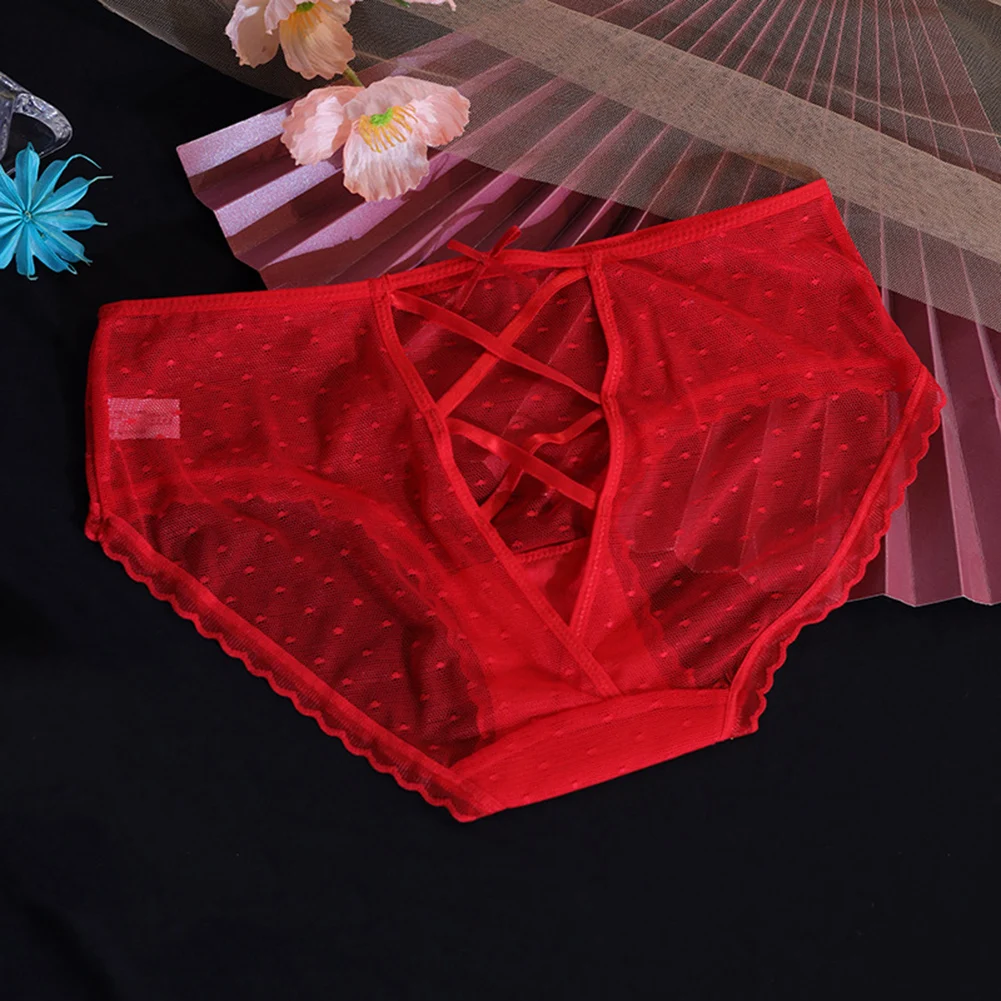 Women Sexy Red Lace Hollow Out Comfortable New Year Panties Lingerie Briefs Panties Seamless Wedding Female Briefs Underpants
Women Sexy Red Lace Hollow Out Comfortable New Year Panties Lingerie Briefs Panties Seamless Wedding Female Briefs Underpants