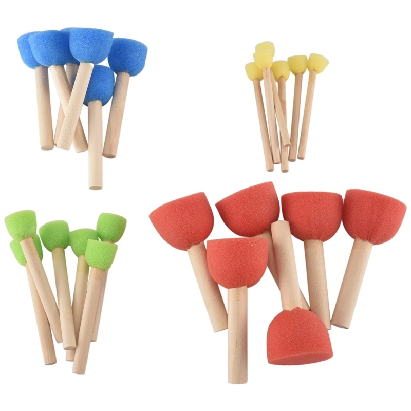Foam Pouncer Assortment-Sponge Painting Stippler Set 24/Pkg-Foam Brush Value Pack-1.5Cm 2Cm 3Cm 4Cm
Foam Pouncer Assortment-Sponge Painting Stippler Set 24/Pkg-Foam Brush Value Pack-1.5Cm 2Cm 3Cm 4Cm