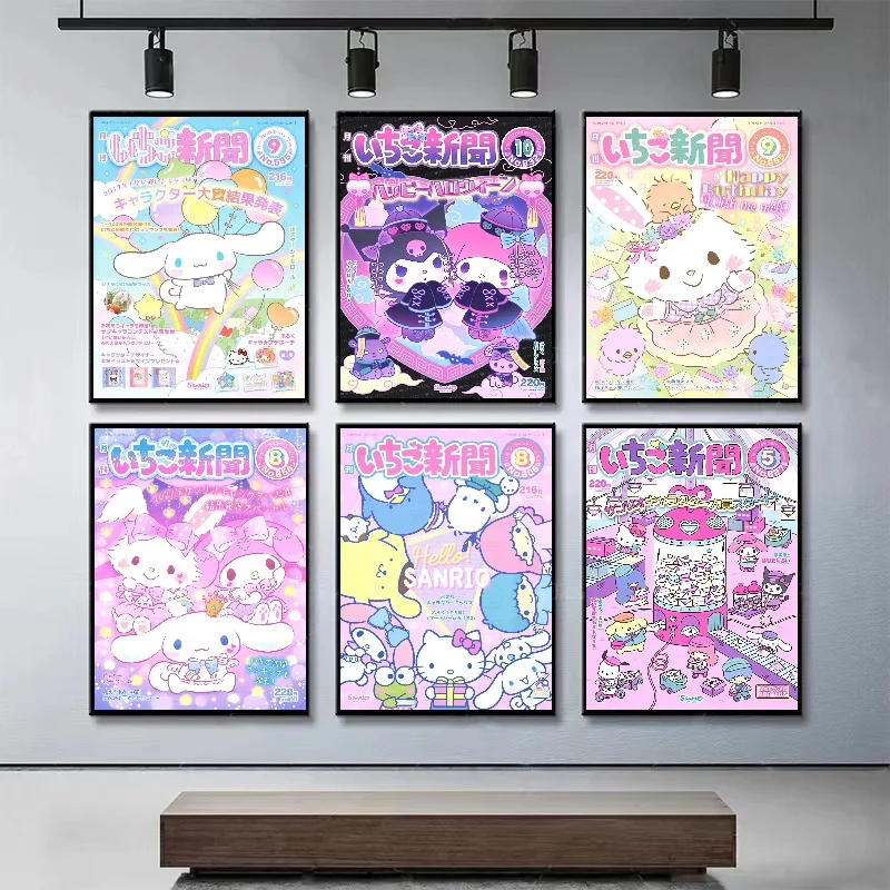 Аниме периферийный постер Sanrio My Melody Cinnamoroll HelloKittys Холст Картина Печать украшение детской комнаты рождественский подарок
Аниме периферийный постер Sanrio My Melody Cinnamoroll HelloKittys Холст Картина Печать украшение детской комнаты рождественский подарок