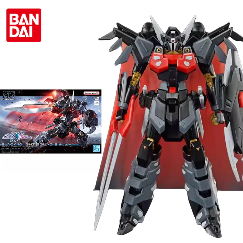 

Bandai Original Gundam Model Kit Anime Figure HG 1/144 BLACK KNIGHT SQUAD SHI-VE.A Action Figures Toys Gifts for Children