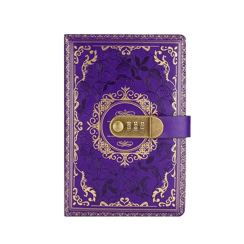 A5 Vintage Notebook European Leather Notepad Bullets Log Student School Stationery Men Woman Gift Secret Diary With Lock
A5 Vintage Notebook European Leather Notepad Bullets Log Student School Stationery Men Woman Gift Secret Diary With Lock