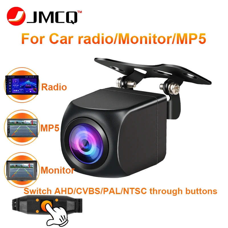 

Универсальная камера заднего вида для автомобильного радио MP5 Монитор резервная камера ночного видения 12 в 1080P AHD CVBS CVI TVI PAL Камера заднего вида