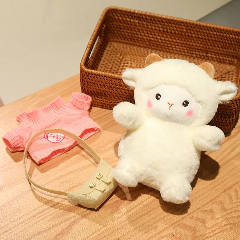 10 Styles Lovely Lamb Plushies Soft Sheep Doll Plush Toy Cartoon Dress Up Lamb Doll Stuffed Animals Kids Brithday Pensent
10 Styles Lovely Lamb Plushies Soft Sheep Doll Plush Toy Cartoon Dress Up Lamb Doll Stuffed Animals Kids Brithday Pensent