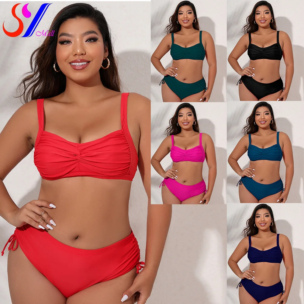 2022 New Solid High Waist Bikinis Women Swimsuit Push Up Bikinis Set Plus Size Sexy Swimwear Bathing Suit Biquini
2022 New Solid High Waist Bikinis Women Swimsuit Push Up Bikinis Set Plus Size Sexy Swimwear Bathing Suit Biquini