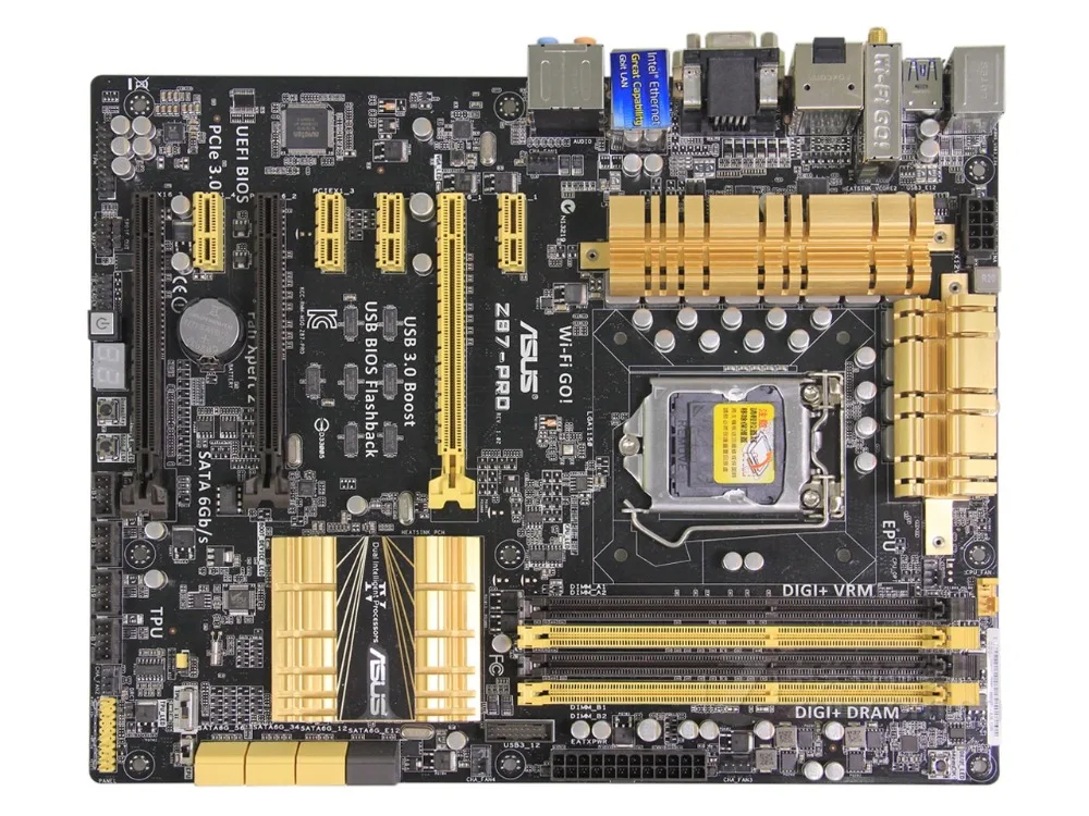 Для ASUS Z87-PRO оригинальная материнская плата DDR3 LGA 1150 для I3 I5 I7 CPU USB2.0 USB3.0 32 Гб Z87