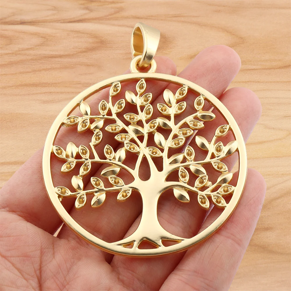1 Piece Matt Gold Color Large Hollow Open Tree Round Charms Pendants for DIY Necklace Jewelry Making Findings Accessories
1 Piece Matt Gold Color Large Hollow Open Tree Round Charms Pendants for DIY Necklace Jewelry Making Findings Accessories