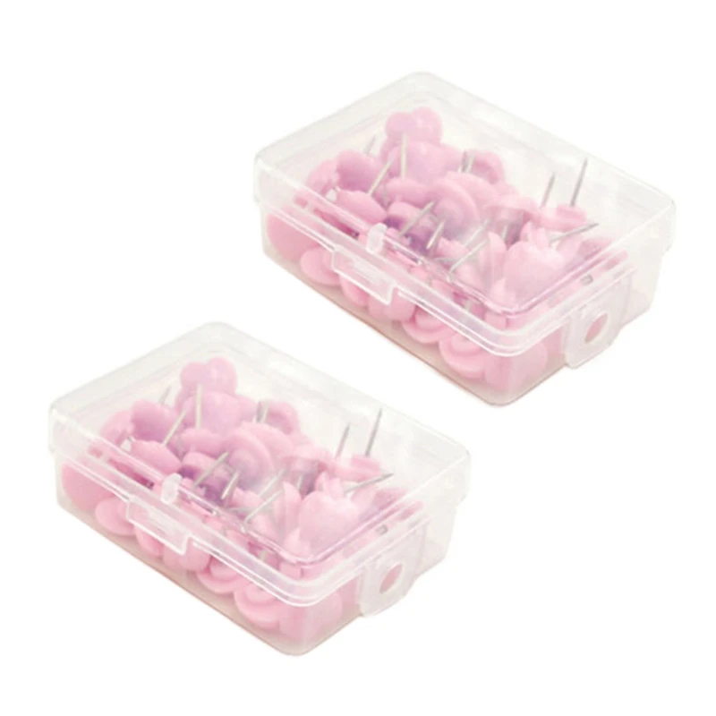 100 шт., цветные пластиковые булавки в форме сердца 
100 шт., цветные пластиковые булавки в форме сердца