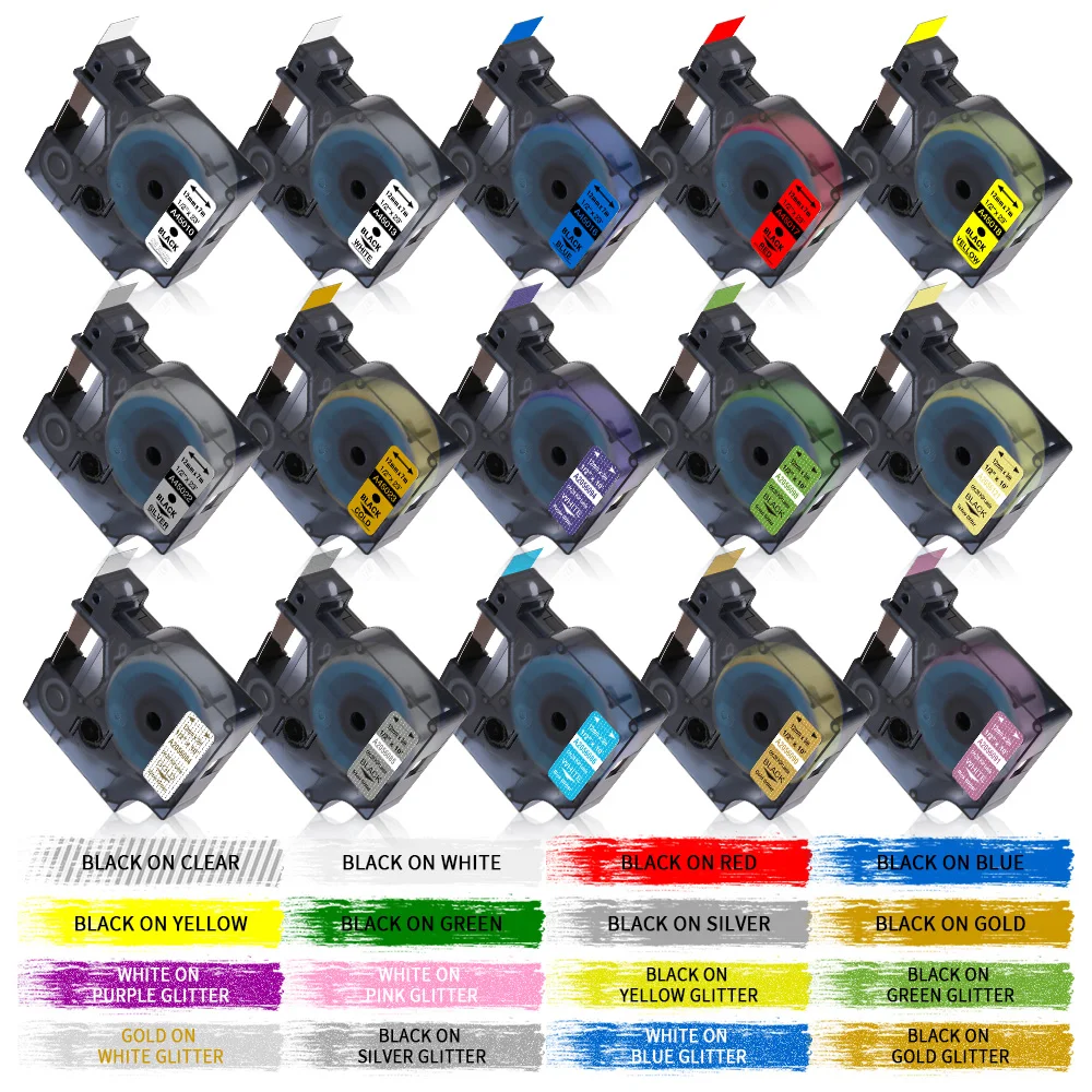 Oozmas 6/9/12/19/24mm Compatible for Dymo Label Tape 45013 45010 40913 for Dymo Label Manager LM160 280 Label Machine Printer
Oozmas 6/9/12/19/24mm Compatible for Dymo Label Tape 45013 45010 40913 for Dymo Label Manager LM160 280 Label Machine Printer