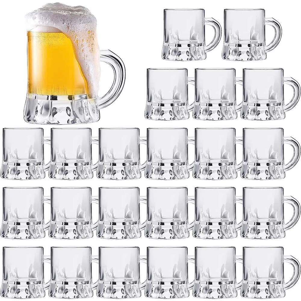 Shot Beer Mug Mini Beer Glasses Small Tasting Glasses Whiskey Juice Cups Birthday BBQ Beer Festival Bachelorette Party Supplies
Shot Beer Mug Mini Beer Glasses Small Tasting Glasses Whiskey Juice Cups Birthday BBQ Beer Festival Bachelorette Party Supplies