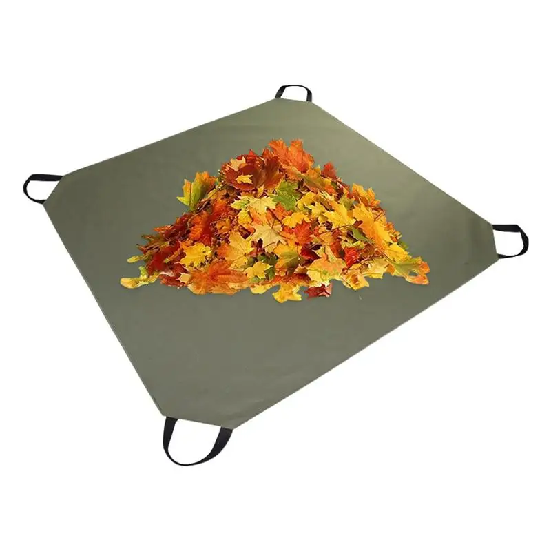 Складные мешки для сбора листьев, многоразовые сборщики из ткани Оксфорд, для ухода за лужайкой, легкого хранения