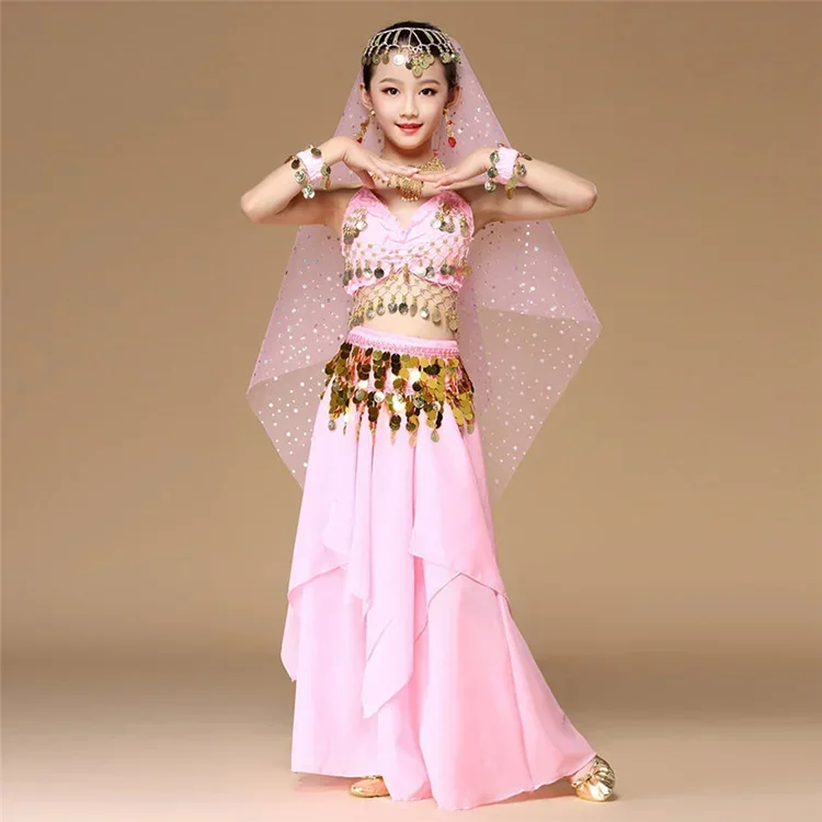 5pcs/set Pink Style Kids Belly Dance Costume Oriental Dance Costumes Belly Dance Dancer Clothes Indian Dance Costumes For Kids
5pcs/set Pink Style Kids Belly Dance Costume Oriental Dance Costumes Belly Dance Dancer Clothes Indian Dance Costumes For Kids