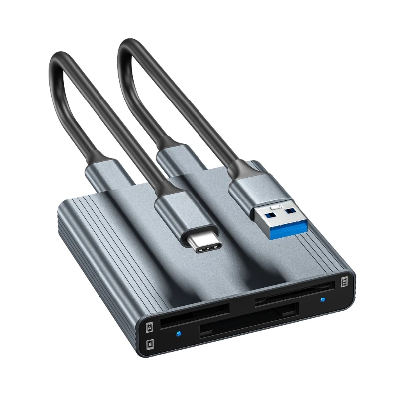 Y1UB CFexpress Type A Кардридер USB 3.1 10 Гбит/с CFexpress Type B Card/SD4.0 Портативный кард-ридер для настольных компьютеров
Y1UB CFexpress Type A Кардридер USB 3.1 10 Гбит/с CFexpress Type B Card/SD4.0 Портативный кард-ридер для настольных компьютеров
