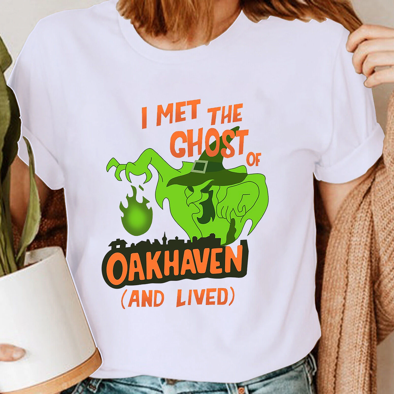 Witch Ghost Unisex T-shirt Cotton Men Women Fashion Loose Big Size 4XL Luxury Tops Short Sleeve Halloween Print Premium Tee
Witch Ghost Unisex T-shirt Cotton Men Women Fashion Loose Big Size 4XL Luxury Tops Short Sleeve Halloween Print Premium Tee