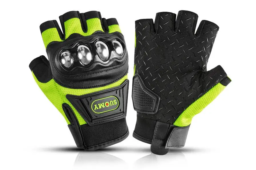 SUOMY Motorcycle Gloves Half Finger Guantes Stainless Steel Protective Shell Accessories Glove Motorcyclist Luvas Men
SUOMY Motorcycle Gloves Half Finger Guantes Stainless Steel Protective Shell Accessories Glove Motorcyclist Luvas Men