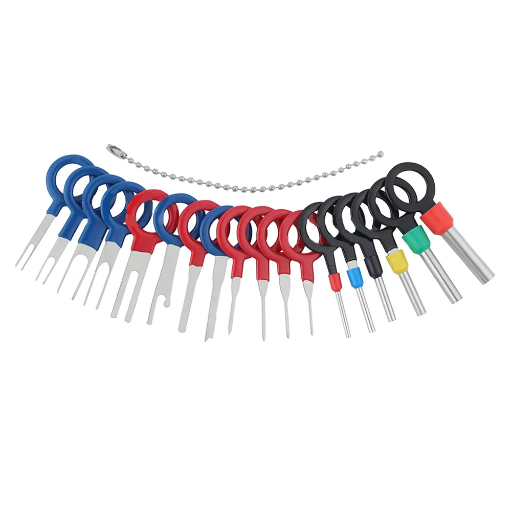 18Pcs/Set Automotive Wire Terminal Removal Tool Car Wiring Crimp Connector Pin Kit Electrical Connector Removal Car Repair Tools
18Pcs/Set Automotive Wire Terminal Removal Tool Car Wiring Crimp Connector Pin Kit Electrical Connector Removal Car Repair Tools