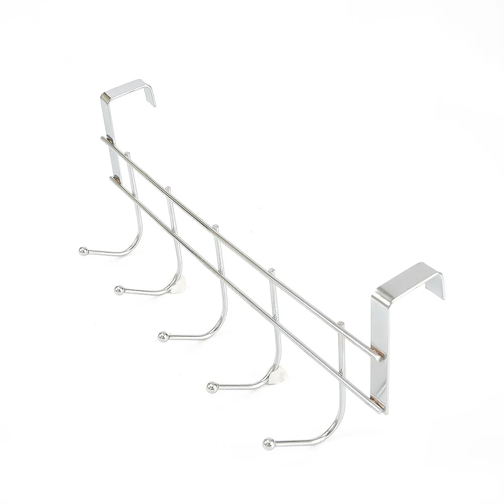 Stainless Steel 5 Hooks Hanging Cabinet Doors On The Door Hanging Clothes, Tools, Bags, Etc Kitchen Storage Tools
Stainless Steel 5 Hooks Hanging Cabinet Doors On The Door Hanging Clothes, Tools, Bags, Etc Kitchen Storage Tools