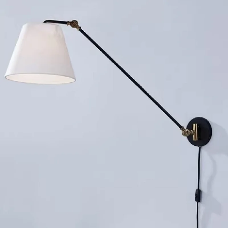 American Minimalist Living Room Dining Room Wall Lamp Nordic Creative Bedroom Bedside Reading Hotel Long Arm Rocker Wall Lamp
American Minimalist Living Room Dining Room Wall Lamp Nordic Creative Bedroom Bedside Reading Hotel Long Arm Rocker Wall Lamp