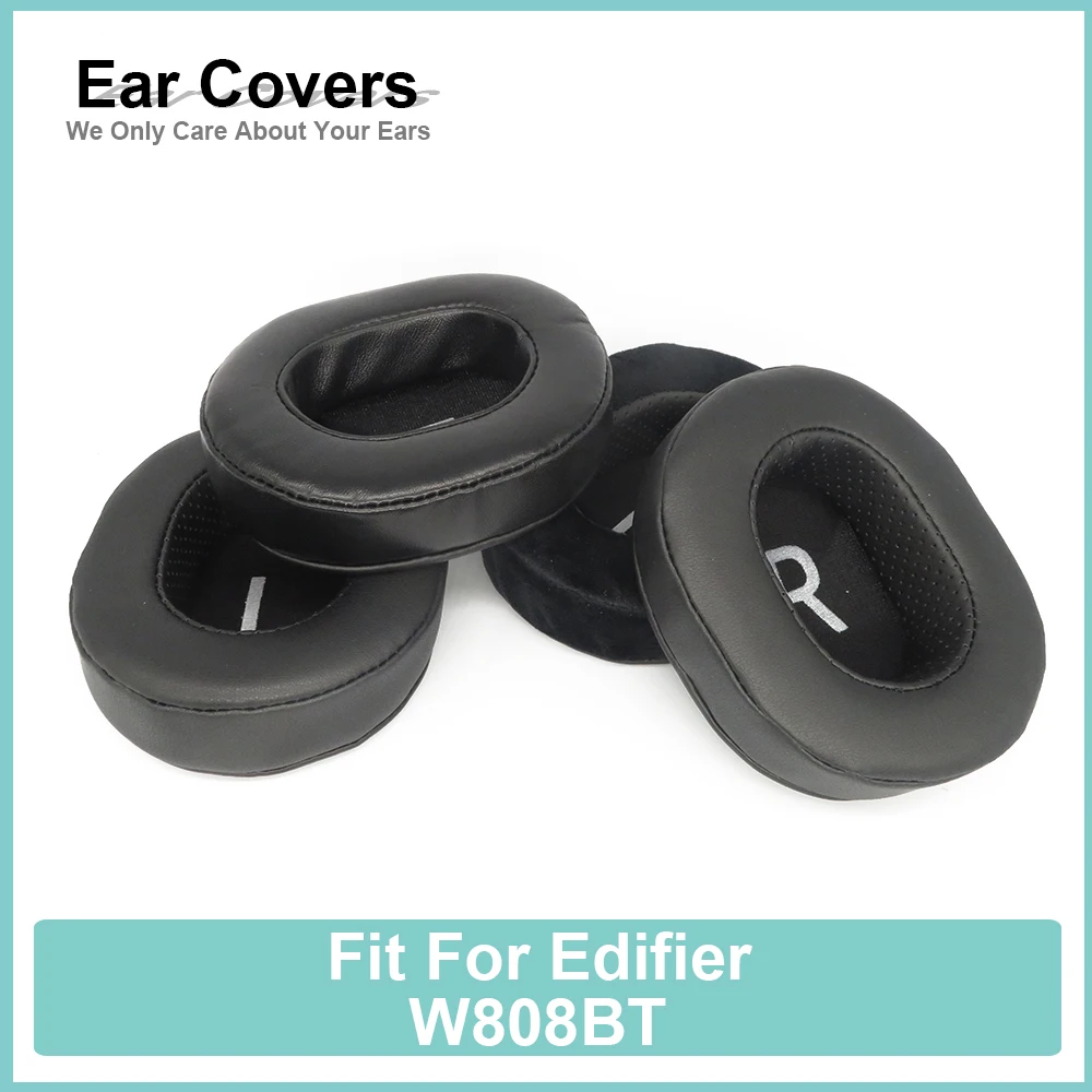 

Earpads For Edifier W808BT Headphone Earcushions Protein Velour Sheepskin Pads Foam Ear Pads Black Comfortable