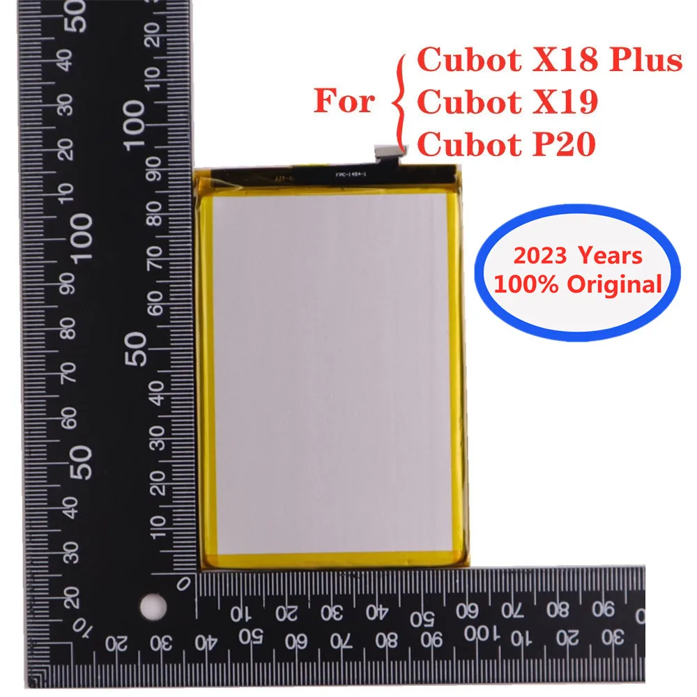 2023 год, новинка, 4000 мАч, 100% Оригинальная батарея для Cubot X18 Plus X19 P20, стандартная батарея
2023 год, новинка, 4000 мАч, 100% Оригинальная батарея для Cubot X18 Plus X19 P20, стандартная батарея