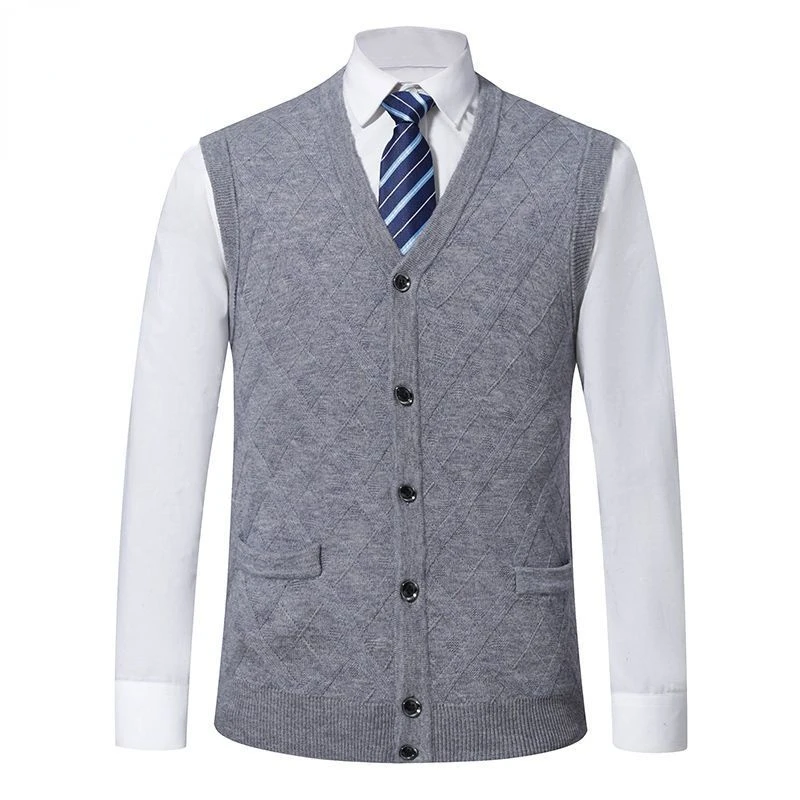 2023 New Autumn Fashion Brand Knit Sweater Vest Cardiga V Neck Korean High Quality Cool Woolen Casual Winter Mens Clothes C51
2023 New Autumn Fashion Brand Knit Sweater Vest Cardiga V Neck Korean High Quality Cool Woolen Casual Winter Mens Clothes C51