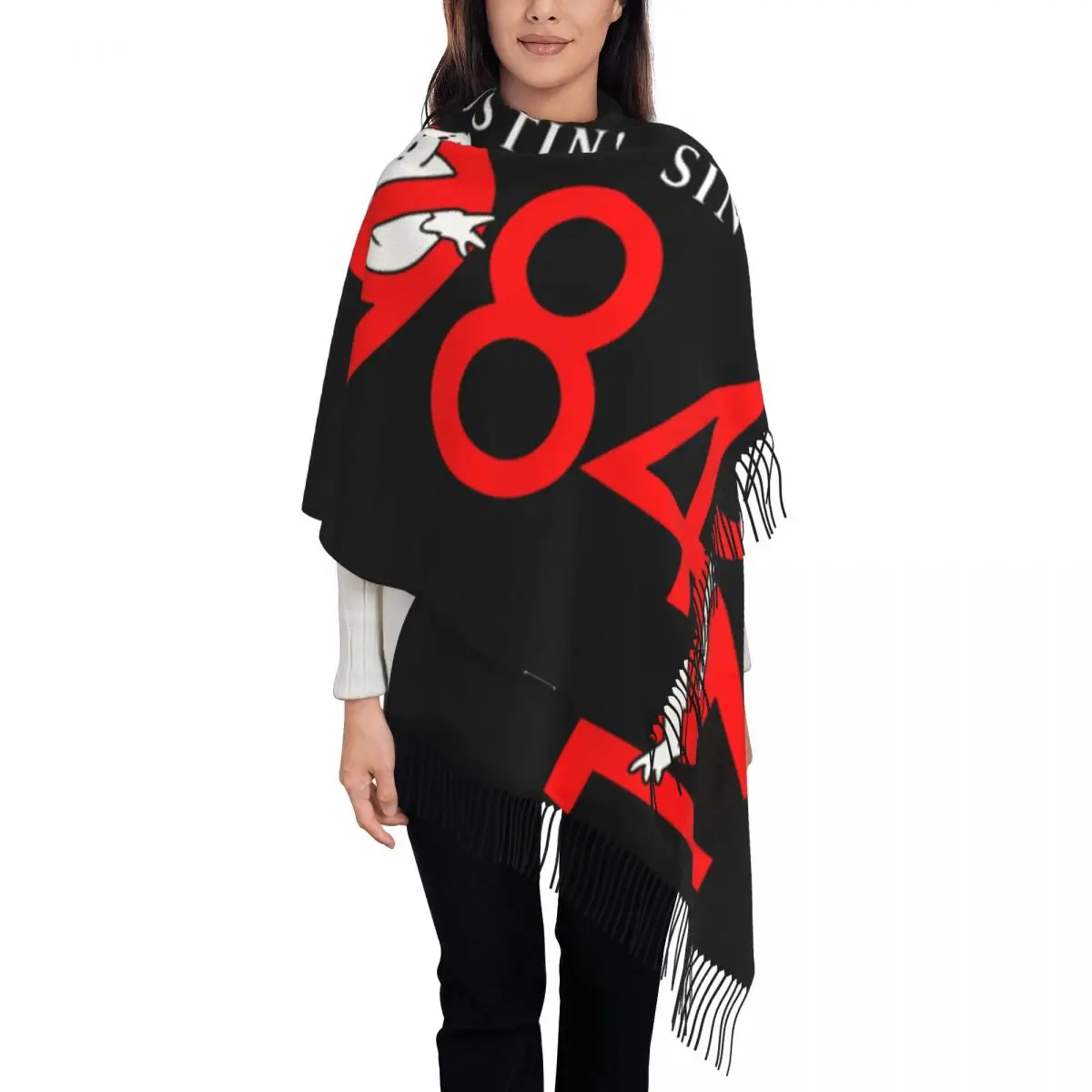 Lady Long Ghostbusters Bustin Since 1984 Scarves Women Winter Thick Warm Tassel Shawl Wrap Supernatural Ghosts Movie Scarf
Lady Long Ghostbusters Bustin Since 1984 Scarves Women Winter Thick Warm Tassel Shawl Wrap Supernatural Ghosts Movie Scarf