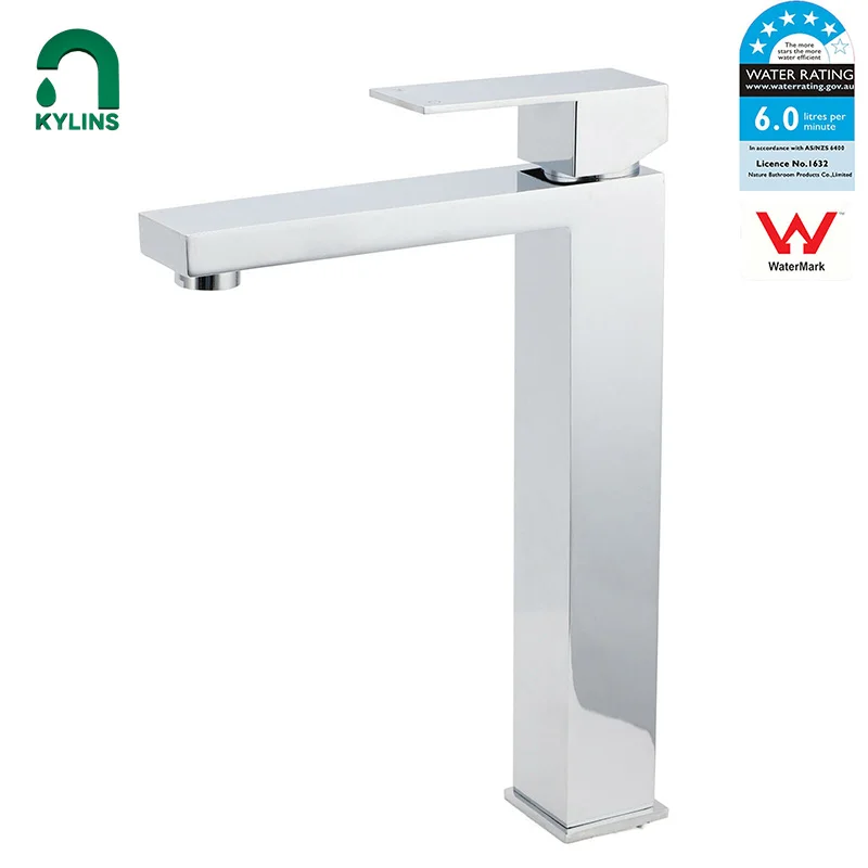 

KYLINS Stainless Steel Washbasin Faucet Bathroom Sink Mixer Chrome WELS Water Tap for Tapware Taps Basin Faucets Bath Sinks Kit