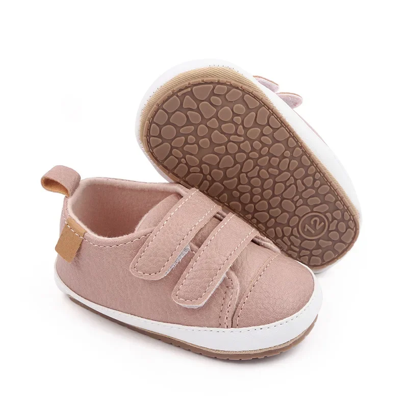 

Детские кроссовки с резиновой подошвой, однотонная нескользящая спортивная обувь для маленьких девочек и мальчиков, носки
