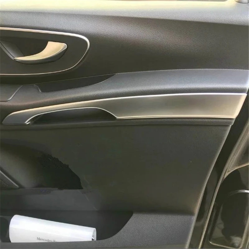 

WELKINRY For Benz Vito W447 3rd Generation 2014-2023 EQV E-Vito Valente Metris Front Car Door Panel Inner Armrest Side Bar Trim