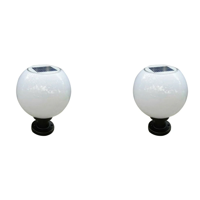 2X LED 200MM Solar Wall Pillar Lamp Outdoor Round Ball Round Light Pathway Light
2X LED 200MM Solar Wall Pillar Lamp Outdoor Round Ball Round Light Pathway Light