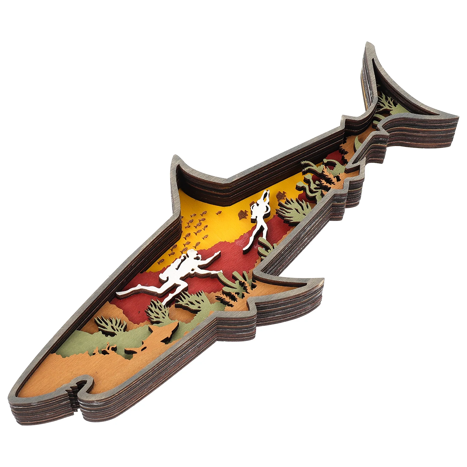 Shark Ocean Ornament Wooden Sculpture Animal Decor Carved Desktop Adornment Craved 3D Statue
Shark Ocean Ornament Wooden Sculpture Animal Decor Carved Desktop Adornment Craved 3D Statue