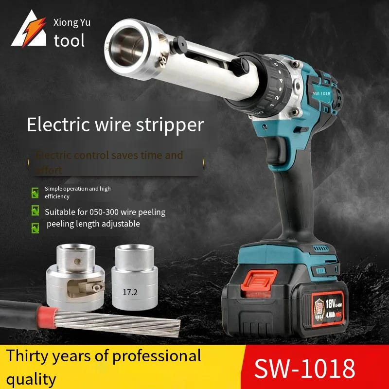 Rechargeable Handheld Electric Cable Stripper Portable Iithium Battery IowVoltage Cable Stripper Electric Tool Cable Stripper111
Rechargeable Handheld Electric Cable Stripper Portable Iithium Battery IowVoltage Cable Stripper Electric Tool Cable Stripper111