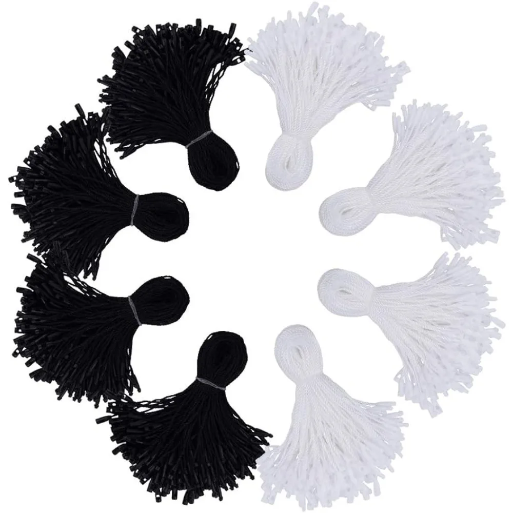 1000 Pcs 7.99" Long/Piece Polyester Tag Strings, Black and White Price Hang Tag Fasteners Loop Fastener Hook Cable Ties Zip Ties
1000 Pcs 7.99" Long/Piece Polyester Tag Strings, Black and White Price Hang Tag Fasteners Loop Fastener Hook Cable Ties Zip Ties