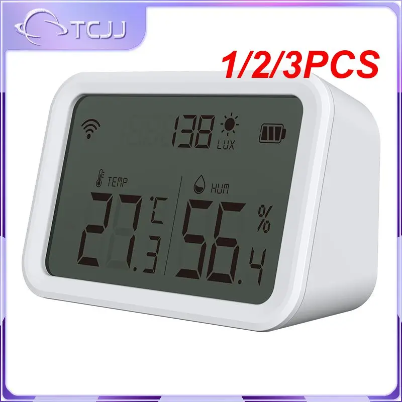 1/2/3PCS Tuya Wifi Temperature Humidity Sensor Lux Light Detector Indoor Hygrometer Thermometer With LCD Screen Work Tuya
1/2/3PCS Tuya Wifi Temperature Humidity Sensor Lux Light Detector Indoor Hygrometer Thermometer With LCD Screen Work Tuya