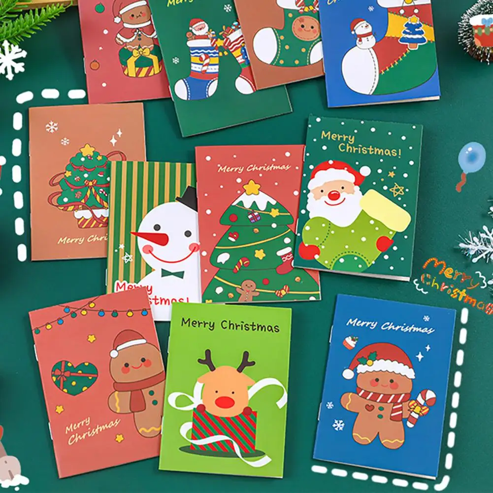 6Pcs Mini Christmas Notepads Festive Santa Claus Snowman Designs Gift Portable Stylish Xmas Notepads for Travelers Writing Books
6Pcs Mini Christmas Notepads Festive Santa Claus Snowman Designs Gift Portable Stylish Xmas Notepads for Travelers Writing Books