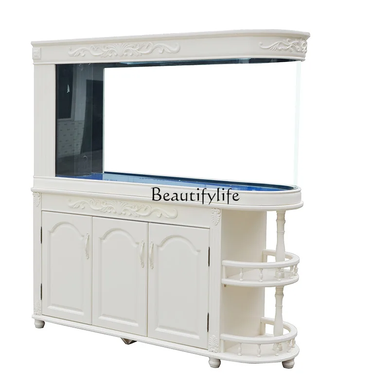 Solid Wood European Fish Tank Subareas Screens Ecological Glass Bottom Filter Living Room Aquarium
Solid Wood European Fish Tank Subareas Screens Ecological Glass Bottom Filter Living Room Aquarium