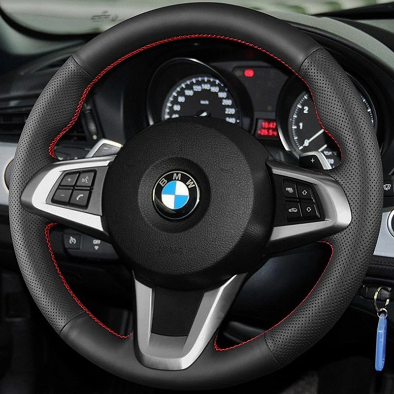 Custom Car Steering Wheel Braid Cover Genuine Leather 100% Fit For BMW Z4 E89 2009 2010 2011 2012-2014 Auto Interior Accessories
Custom Car Steering Wheel Braid Cover Genuine Leather 100% Fit For BMW Z4 E89 2009 2010 2011 2012-2014 Auto Interior Accessories