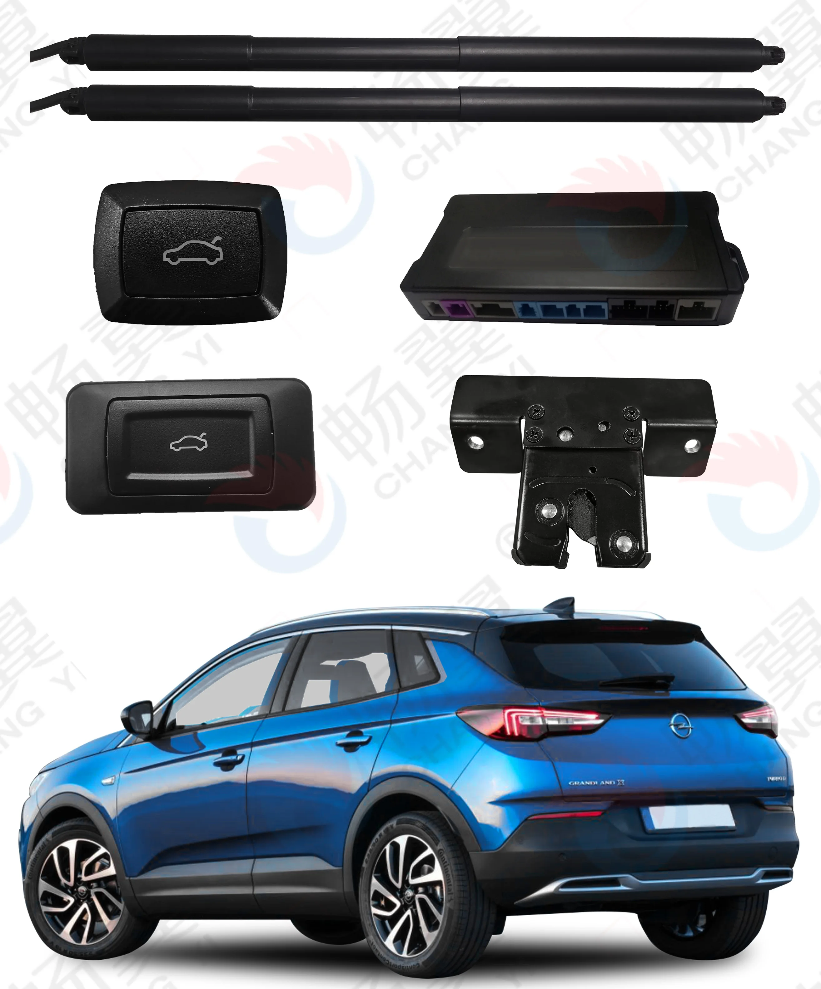 Opel Grandland X 2017 +, системы задних дверей автомобиля, подъемник задних ворот, производитель подъемников багажника, Открыватель багажника, ножной датчик опционально
Opel Grandland X 2017 +, системы задних дверей автомобиля, подъемник задних ворот, производитель подъемников багажника, Открыватель багажника, ножной датчик опционально