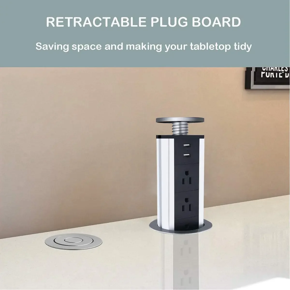 Retractable Pop-up Power Socket Worktop Desk Pull Pop Up Power Outlet Household Office Multi-functional Counter Charging Station
Retractable Pop-up Power Socket Worktop Desk Pull Pop Up Power Outlet Household Office Multi-functional Counter Charging Station