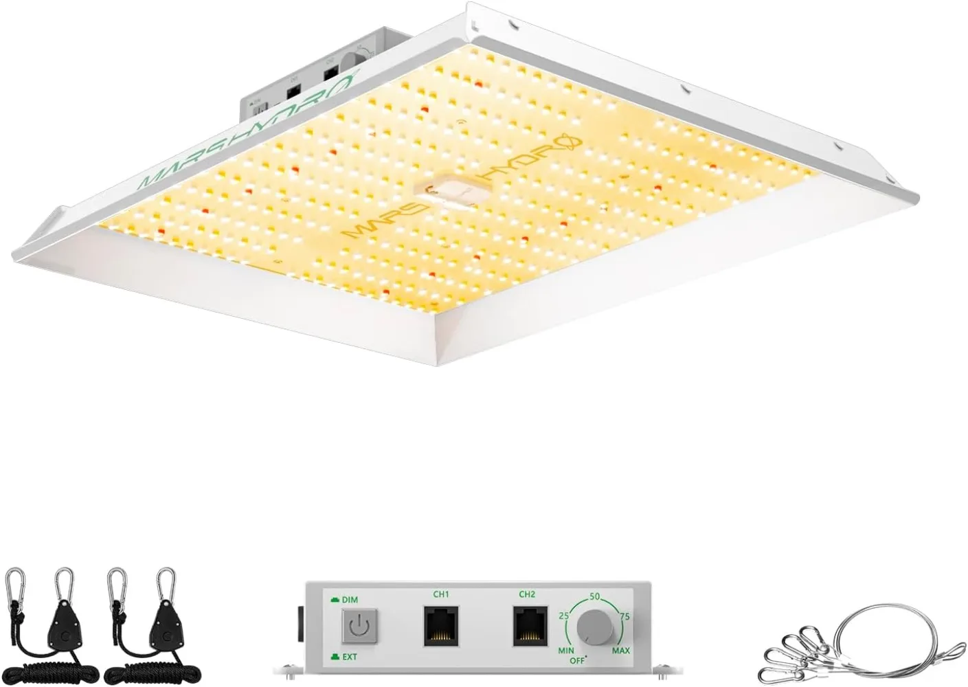 MARS HYDRO 2024 New TS1000 150W LED Grow Light for Indoor Plants, Patented Reflector Dimmable Lights Daisy Chain Full Spectrum
MARS HYDRO 2024 New TS1000 150W LED Grow Light for Indoor Plants, Patented Reflector Dimmable Lights Daisy Chain Full Spectrum