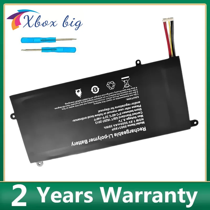 5883190P WTL-5883190P-2S NV-357095-2S Battery For Vastking S133 K149U K136T K157 Axioo MyBook Pro P421 For Compaq Presario CQ-27
5883190P WTL-5883190P-2S NV-357095-2S Battery For Vastking S133 K149U K136T K157 Axioo MyBook Pro P421 For Compaq Presario CQ-27