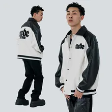 MADEEXTREME motorcycle vintage color block 2022 spring PU leather coat men hip hop punk leather jacket learher coats 
MADEEXTREME motorcycle vintage color block 2022 spring PU leather coat men hip hop punk leather jacket learher coats
