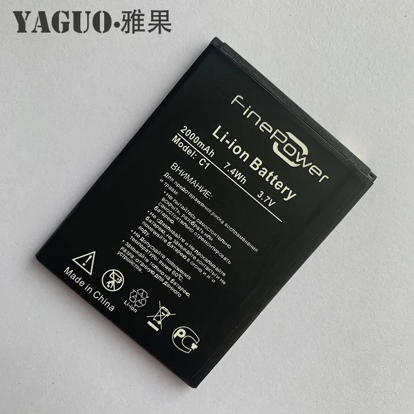 100% New High Quality 2000mah Battery For FinePower C1, Fine Power C 1 Mobile Phone Batteries Batterie
100% New High Quality 2000mah Battery For FinePower C1, Fine Power C 1 Mobile Phone Batteries Batterie