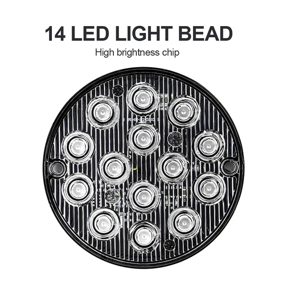 3" Round LED Strobe Warning Light Car Rear TailLight Brake Stop Side Marker Turn Warning Indicator Truck Emergency FlashingLight
3" Round LED Strobe Warning Light Car Rear TailLight Brake Stop Side Marker Turn Warning Indicator Truck Emergency FlashingLight