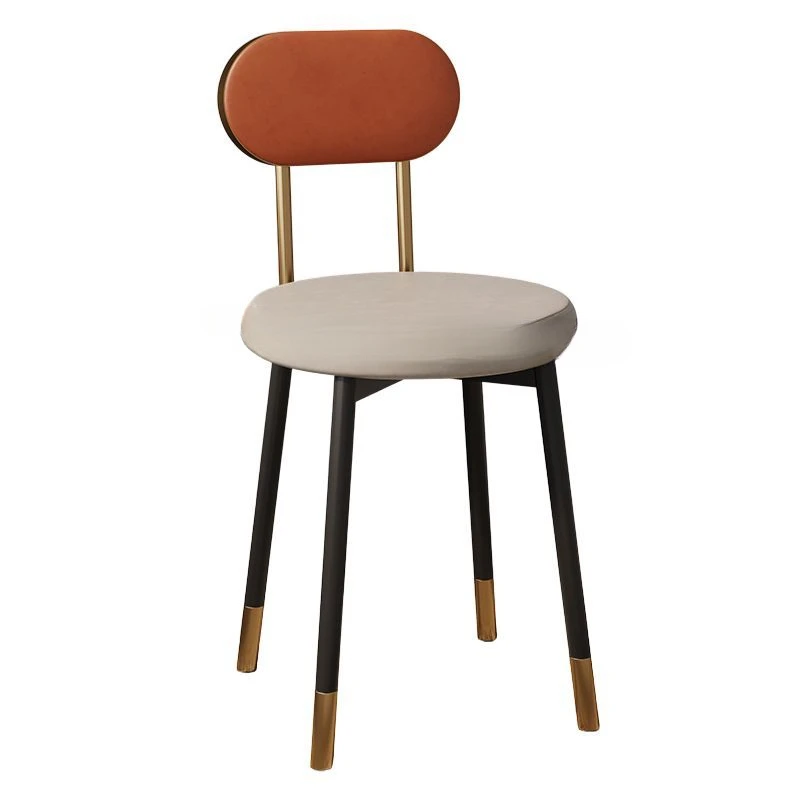 Одноместные металлические стулья для гостиной, современная кухня, удобное обеденное кресло с высокой спинкой, мебель для дома 
Одноместные металлические стулья для гостиной, современная кухня, удобное обеденное кресло с высокой спинкой, мебель для дома