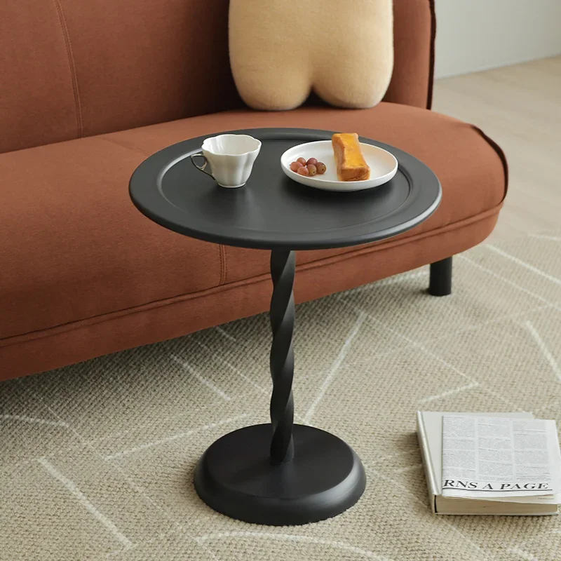 

Маленький журнальный столик в скандинавском стиле, Современные Простые прикроватные столики для спальни, гостиной, дивана, угловой маленький круглый стол