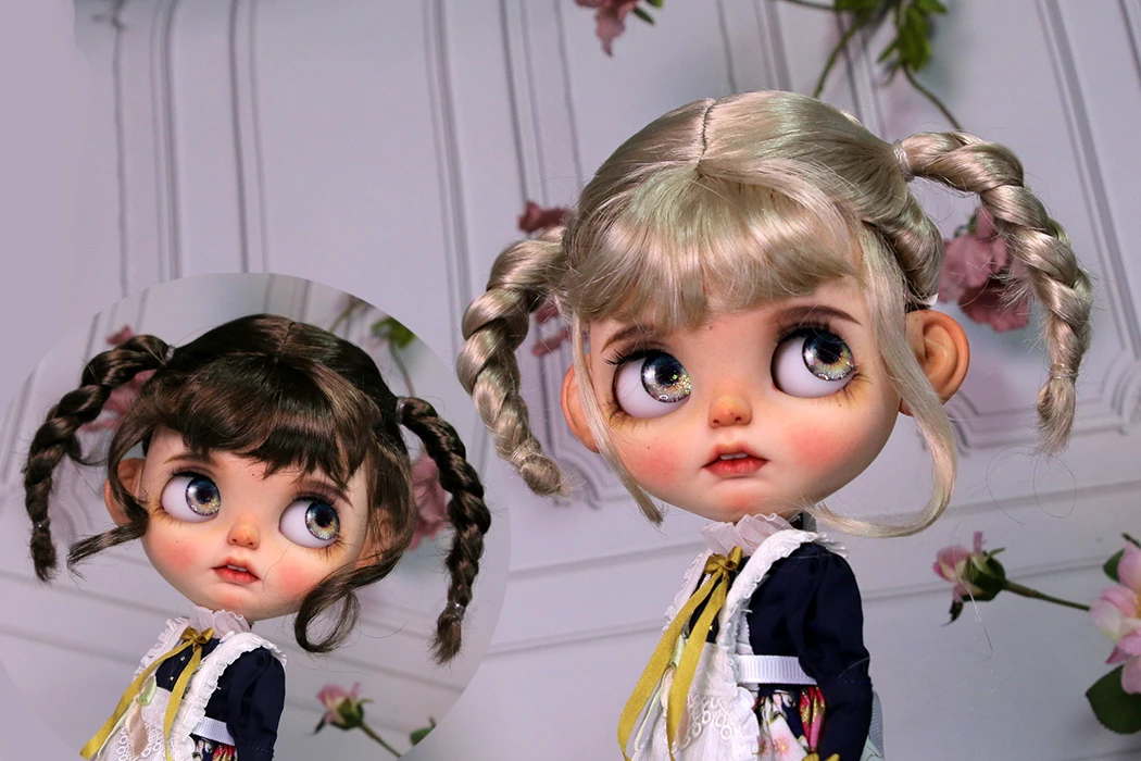 Парик для куклы Blythes, подходит для 1/6 размера, модные новые челки из бразильских волос, улучшенный имитационный мохеровый парик высшего уровня, темно-коричневый, Конопляный, золотой
Парик для куклы Blythes, подходит для 1/6 размера, модные новые челки из бразильских волос, улучшенный имитационный мохеровый парик высшего уровня, темно-коричневый, Конопляный, золотой