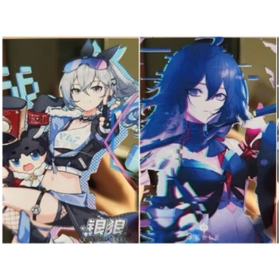 Anime Girl DIY Honkai Star Rail Silver Wolf Seele March 7th Clara Metal Bookmark Mirror Card Game Collection Metal Card Gift
Anime Girl DIY Honkai Star Rail Silver Wolf Seele March 7th Clara Metal Bookmark Mirror Card Game Collection Metal Card Gift