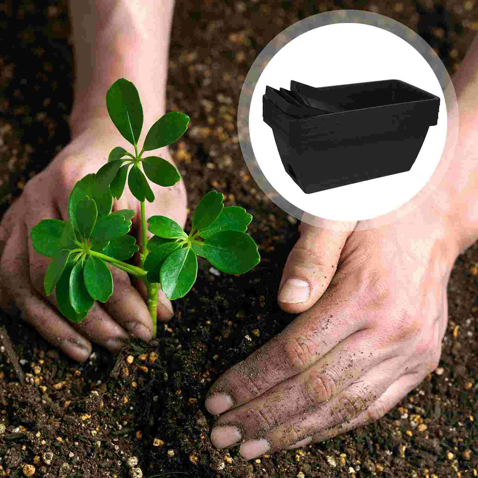 Window Box Planter Plastic Vegetable Flower Planters Boxes Rectangular Flower Pots with Saucers Indoor Outdoor Plant Box
Window Box Planter Plastic Vegetable Flower Planters Boxes Rectangular Flower Pots with Saucers Indoor Outdoor Plant Box