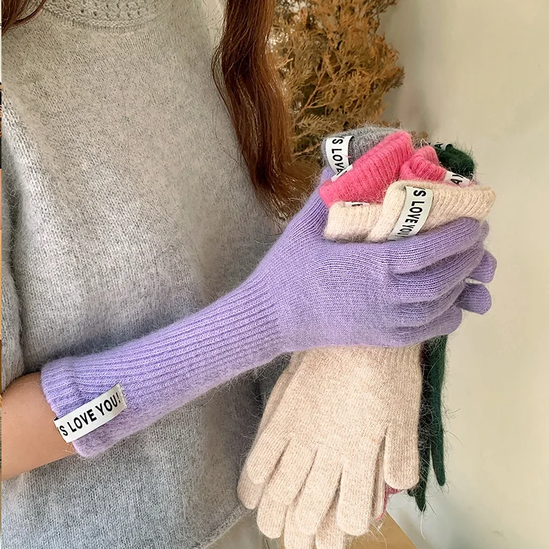 New Design Fluffy Angora Long Knit Gloves Women Winter Cozy Couple Gift Korean Style Youth Fashion 2023
New Design Fluffy Angora Long Knit Gloves Women Winter Cozy Couple Gift Korean Style Youth Fashion 2023