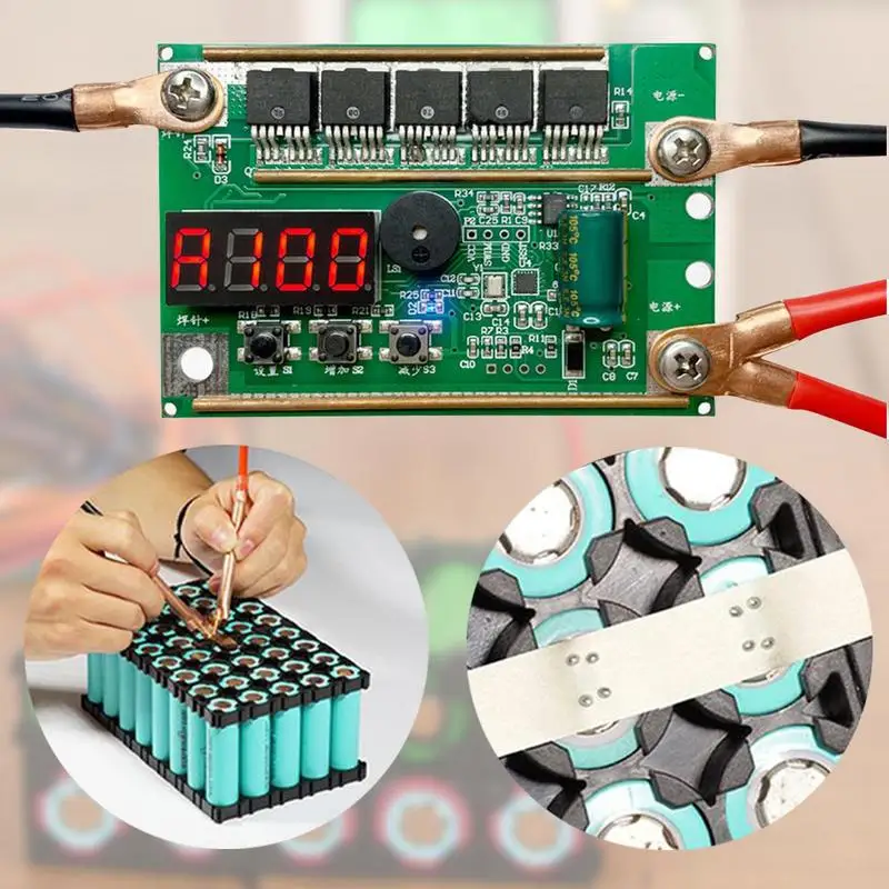 Portable Spot Welder Multifunctional Spot Welder With 100 Gears Adjustable And LCD Screen Portable DIY Spot Welding Tools For
Portable Spot Welder Multifunctional Spot Welder With 100 Gears Adjustable And LCD Screen Portable DIY Spot Welding Tools For